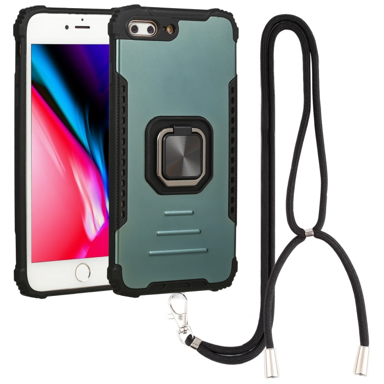 Lanyard Aluminum TPU Case For iPhone 7 Plus / 8 Plus
