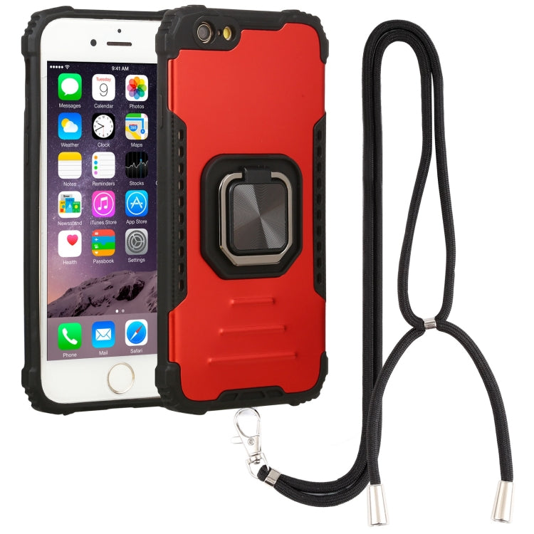 Lanyard Aluminum TPU Case For iPhone 6 & 6s