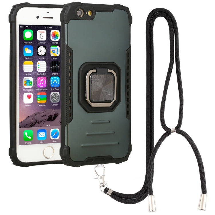 Lanyard Aluminum TPU Case For iPhone 6 & 6s