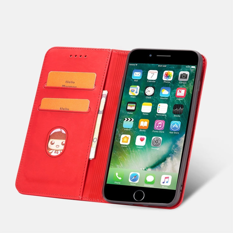 Magnetic Dual-fold Leather Case For iPhone 8 Plus / 7 Plus