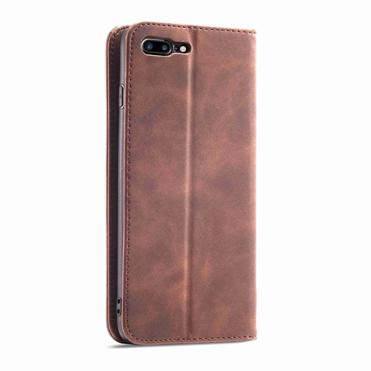 Magnetic Dual-fold Leather Case For iPhone 8 Plus / 7 Plus