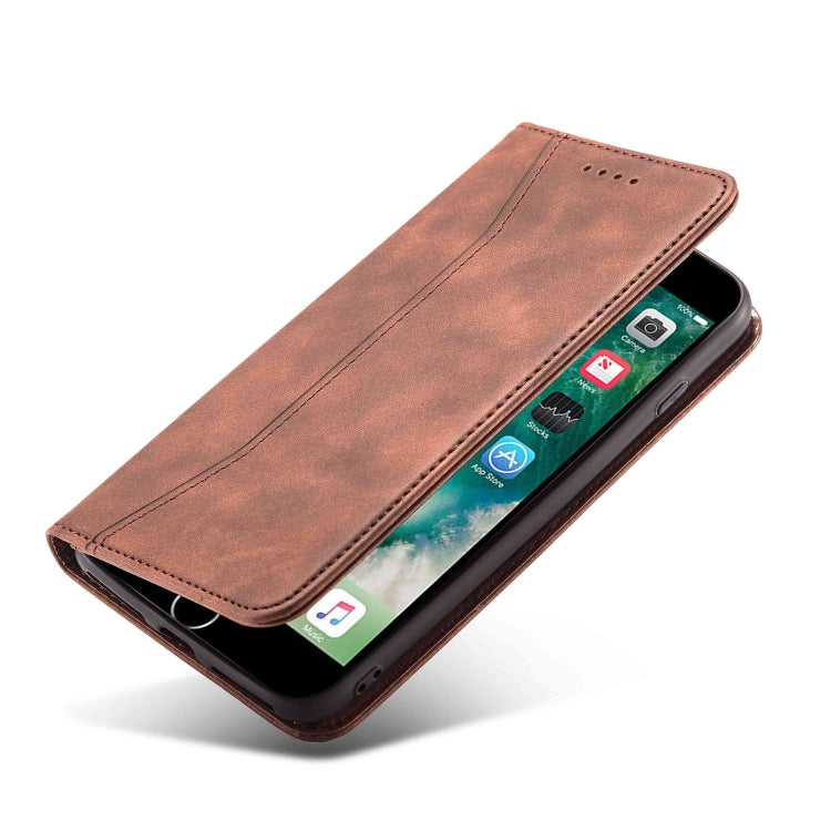 Magnetic Dual-fold Leather Case For iPhone 8 Plus / 7 Plus