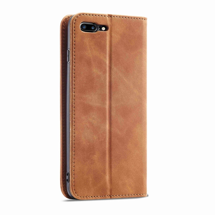 Magnetic Dual-fold Leather Case For iPhone 8 Plus / 7 Plus