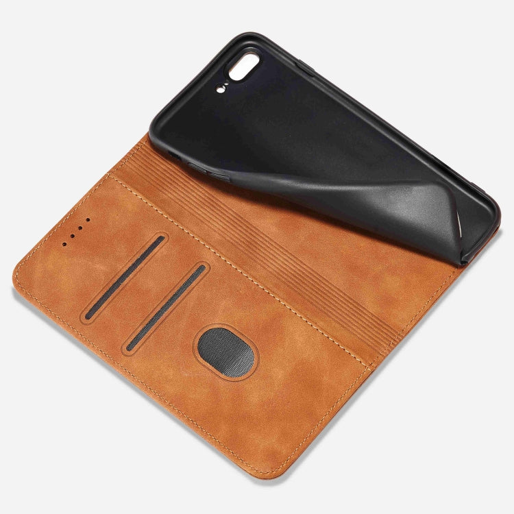 Magnetic Dual-fold Leather Case For iPhone 8 Plus / 7 Plus