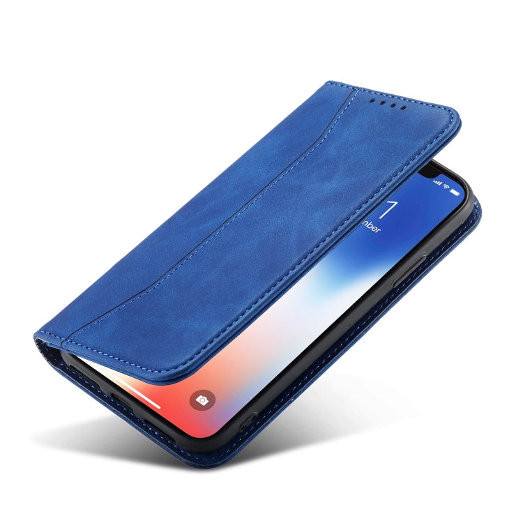 For iPhone X / XS Magnetic Dual-fold Leather Case