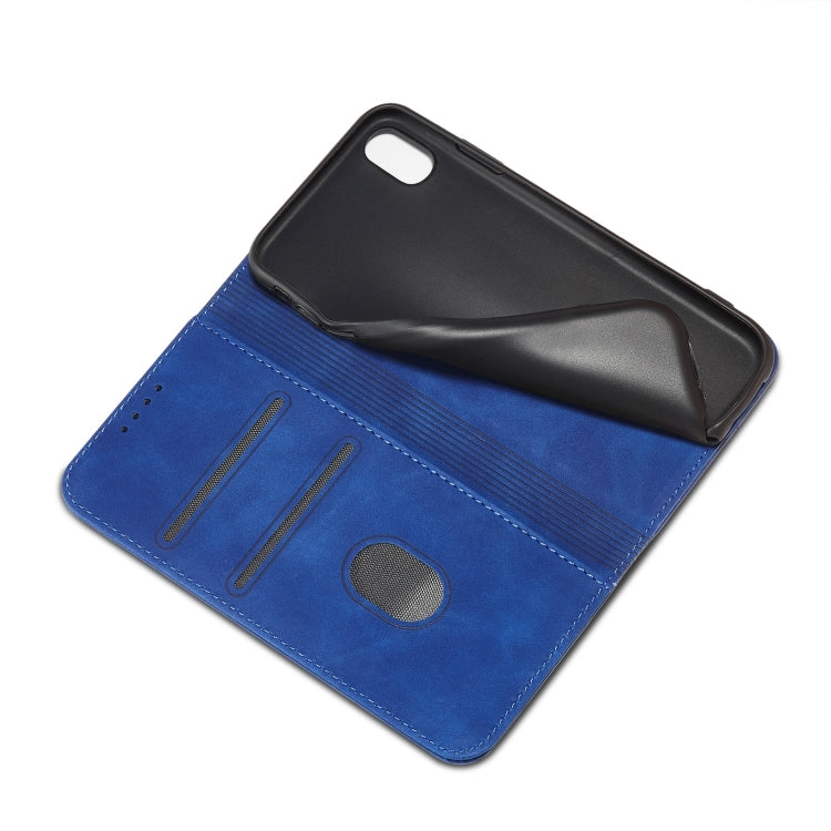 For iPhone X / XS Magnetic Dual-fold Leather Case