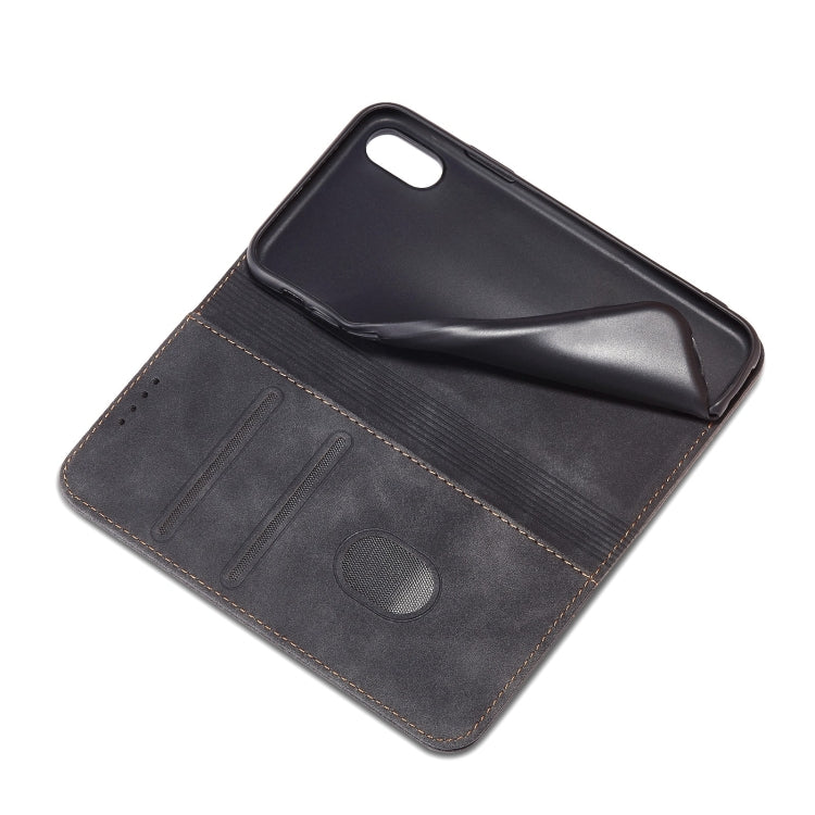 For iPhone XS Magnetic Dual-fold Leather Case Max