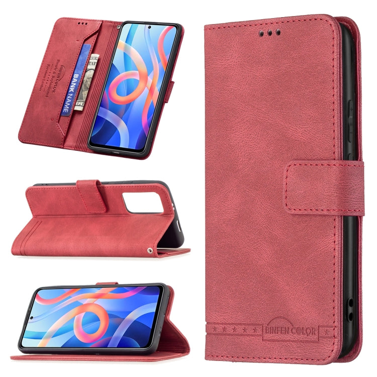 For Xiaomi Redmi Note 11 5G Magnetic Clasp RFID Blocking Anti-Theft Leather Case