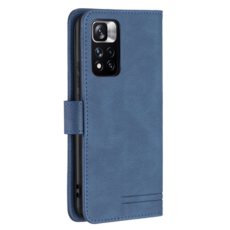 For Xiaomi Redmi Note 11 Pro / 11 Pro+ Magnetic Clasp RFID Blocking Anti-Theft Leather Case