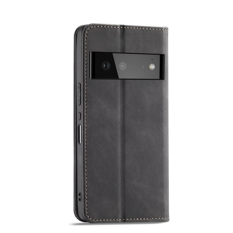 For Google Pixel 6 Magnetic Dual-fold Leather Phone Case