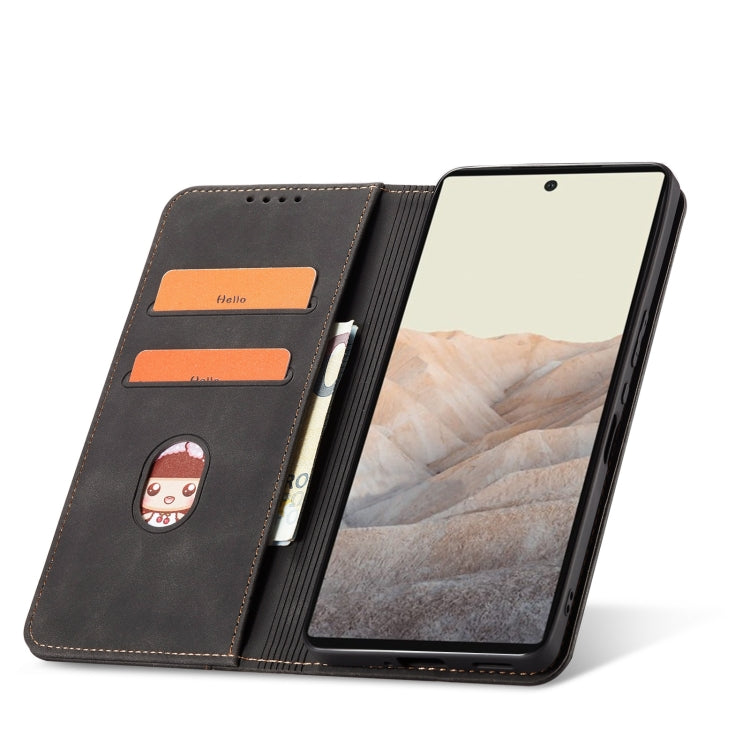 For Google Pixel 6 Magnetic Dual-fold Leather Phone Case