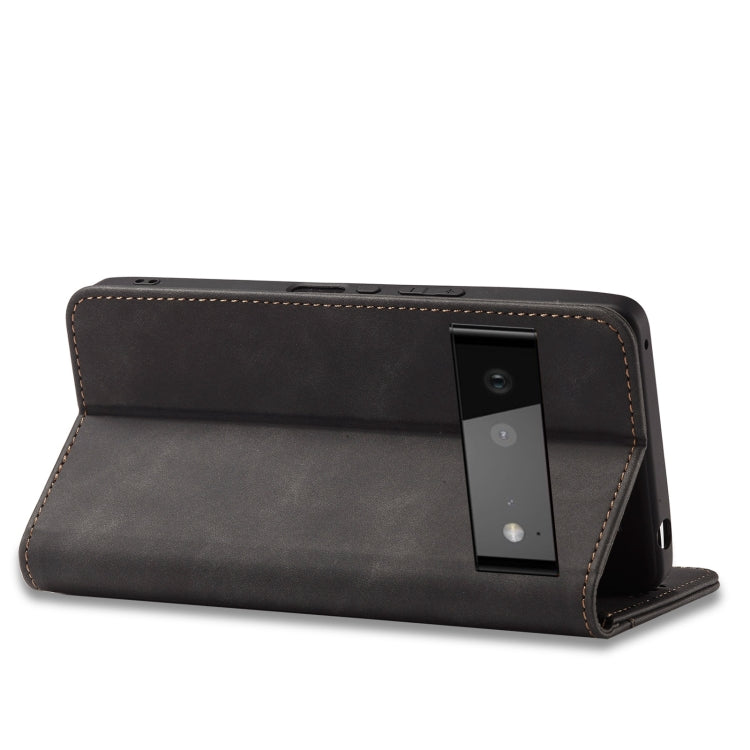 For Google Pixel 6 Magnetic Dual-fold Leather Phone Case