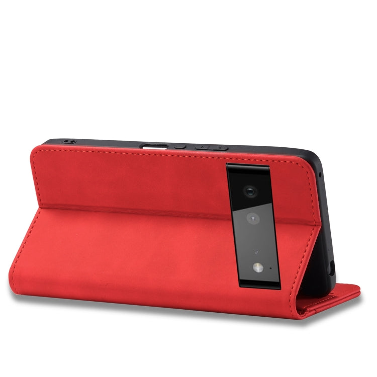For Google Pixel 6 Magnetic Dual-fold Leather Phone Case