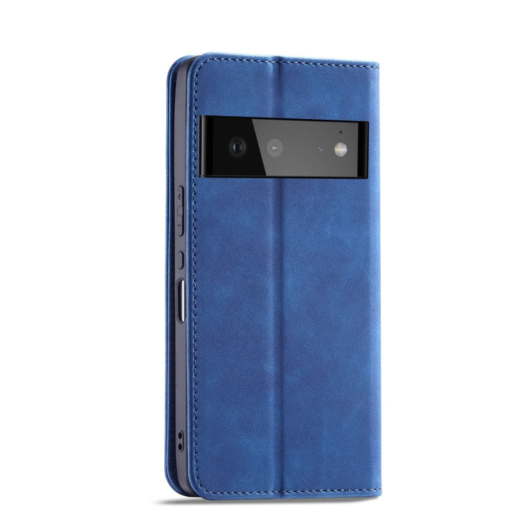 For Google Pixel 6 Magnetic Dual-fold Leather Phone Case