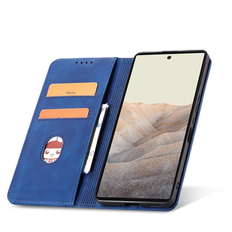 For Google Pixel 6 Magnetic Dual-fold Leather Phone Case