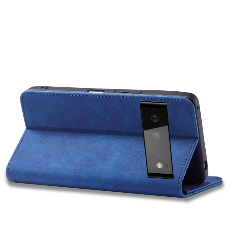 For Google Pixel 6 Magnetic Dual-fold Leather Phone Case