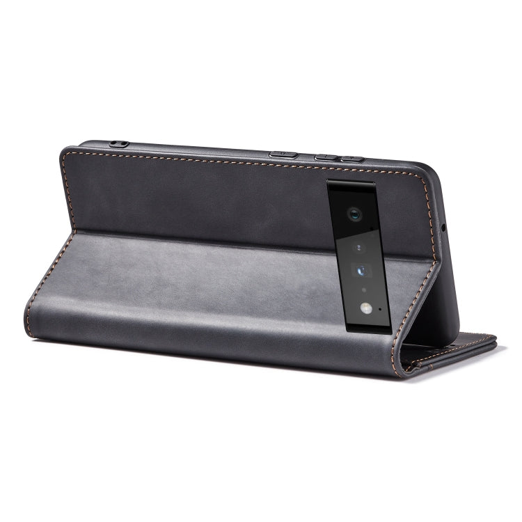 For Google Pixel 6 Pro Magnetic Dual-fold Leather Phone Case