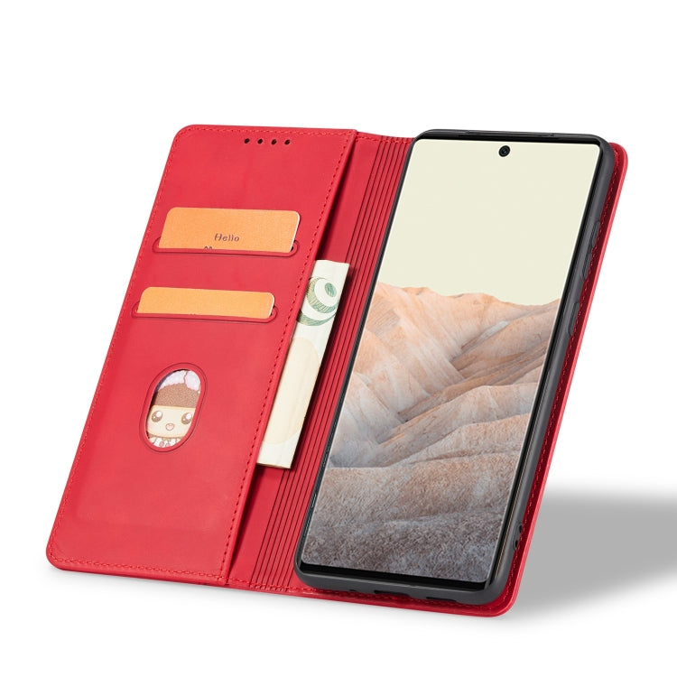 For Google Pixel 6 Pro Magnetic Dual-fold Leather Phone Case