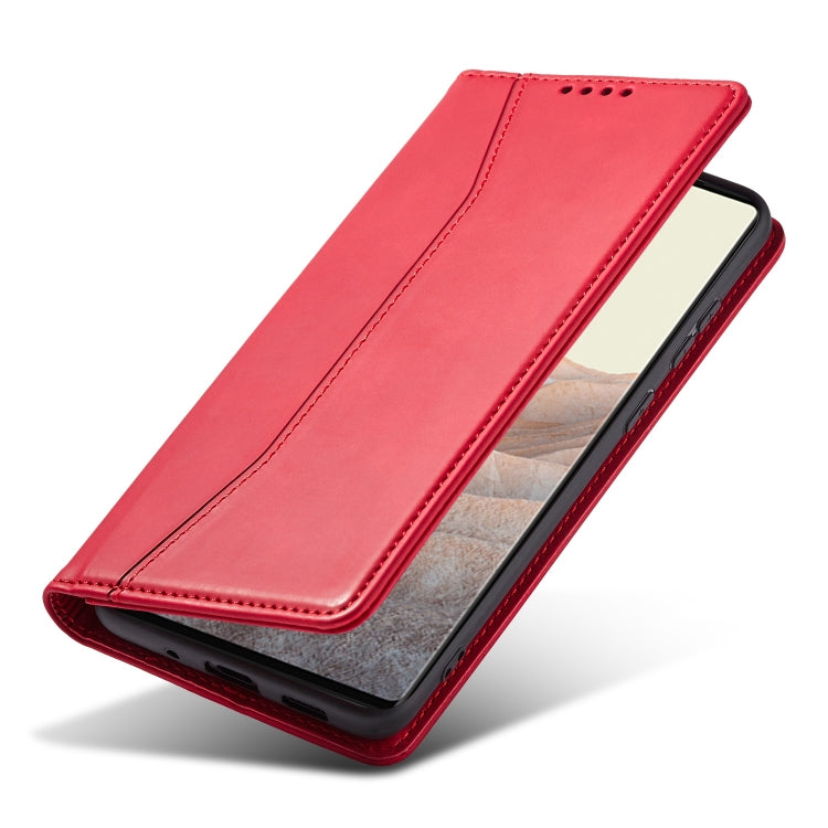 For Google Pixel 6 Pro Magnetic Dual-fold Leather Phone Case