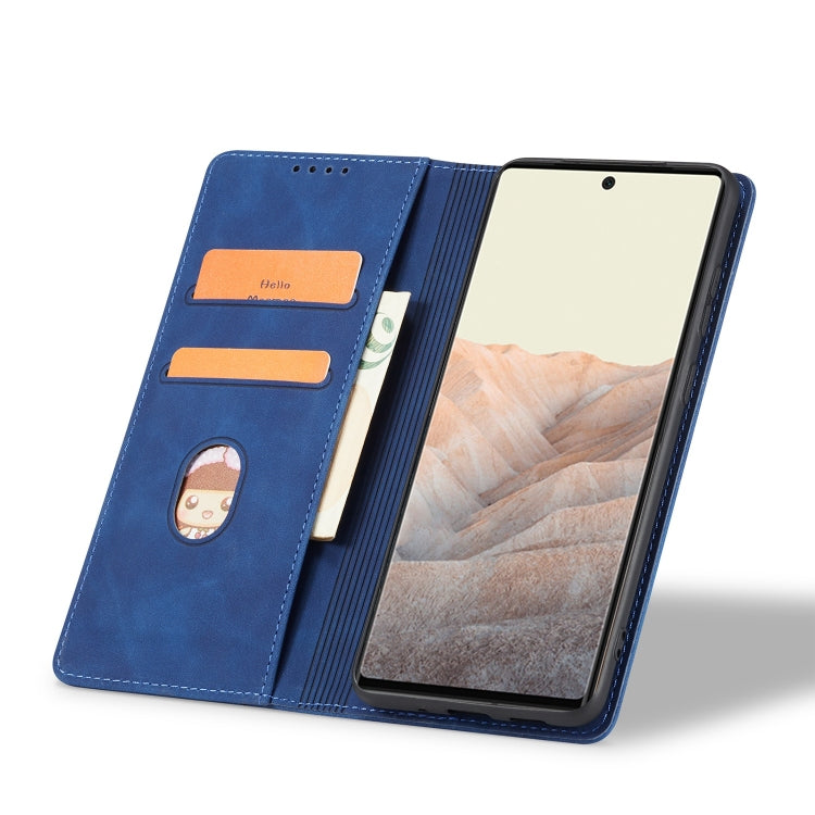 For Google Pixel 6 Pro Magnetic Dual-fold Leather Phone Case
