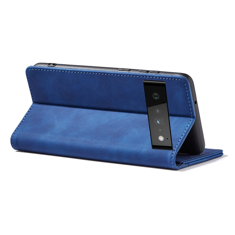 For Google Pixel 6 Pro Magnetic Dual-fold Leather Phone Case