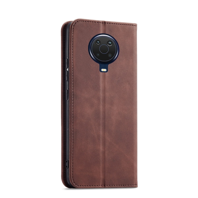 For Nokia G10 / G20 Magnetic Dual-fold Leather Phone Case