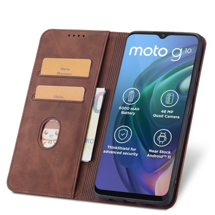 For Nokia G10 / G20 Magnetic Dual-fold Leather Phone Case