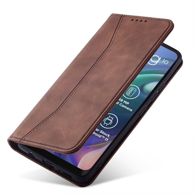 For Nokia G10 / G20 Magnetic Dual-fold Leather Phone Case