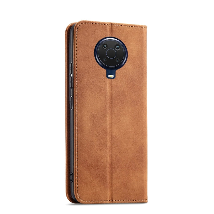 For Nokia G10 / G20 Magnetic Dual-fold Leather Phone Case