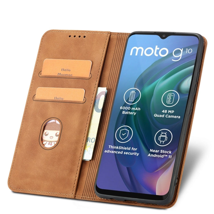 For Nokia G10 / G20 Magnetic Dual-fold Leather Phone Case