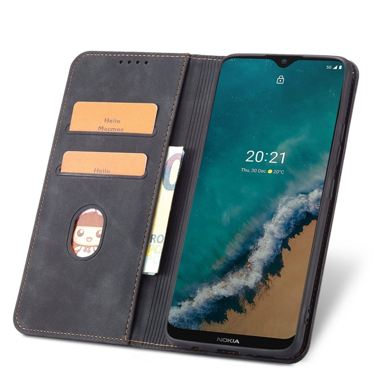 For Nokia G50 5G Magnetic Dual-fold Leather Phone Case
