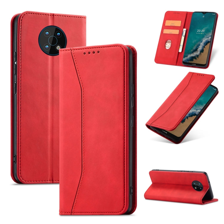 For Nokia G50 5G Magnetic Dual-fold Leather Phone Case