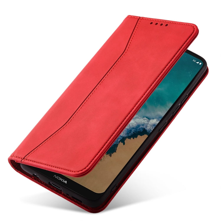 For Nokia G50 5G Magnetic Dual-fold Leather Phone Case