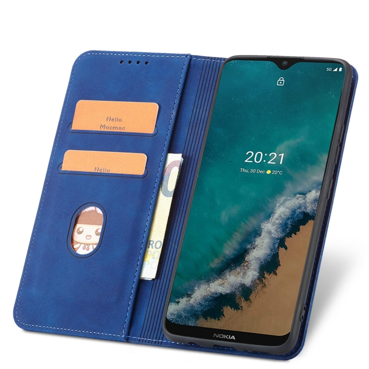 For Nokia G50 5G Magnetic Dual-fold Leather Phone Case