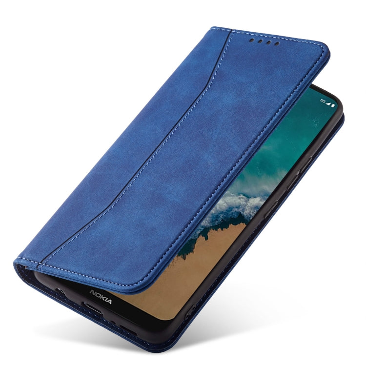 For Nokia G50 5G Magnetic Dual-fold Leather Phone Case