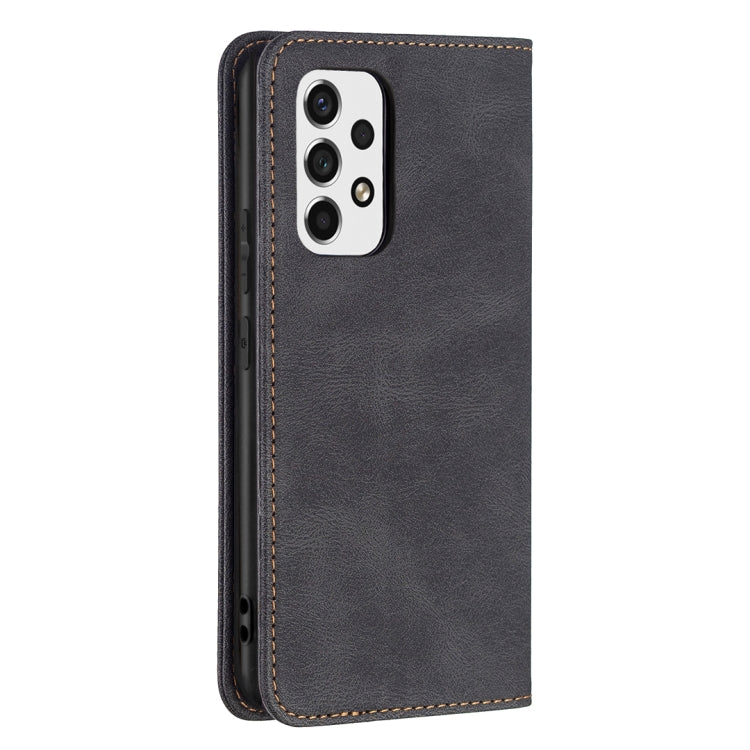 For Samsung Galaxy A53 5G Magnetic RFID Blocking Anti-Theft Leather Phone Case