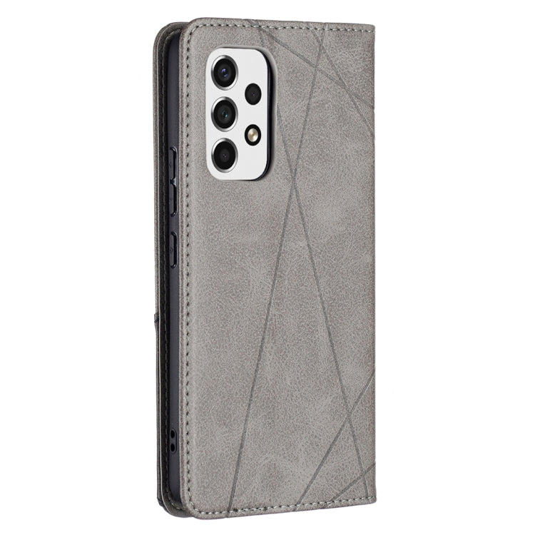 For Samsung Galaxy A53 5G Prismatic Invisible Magnetic Leather Phone Case