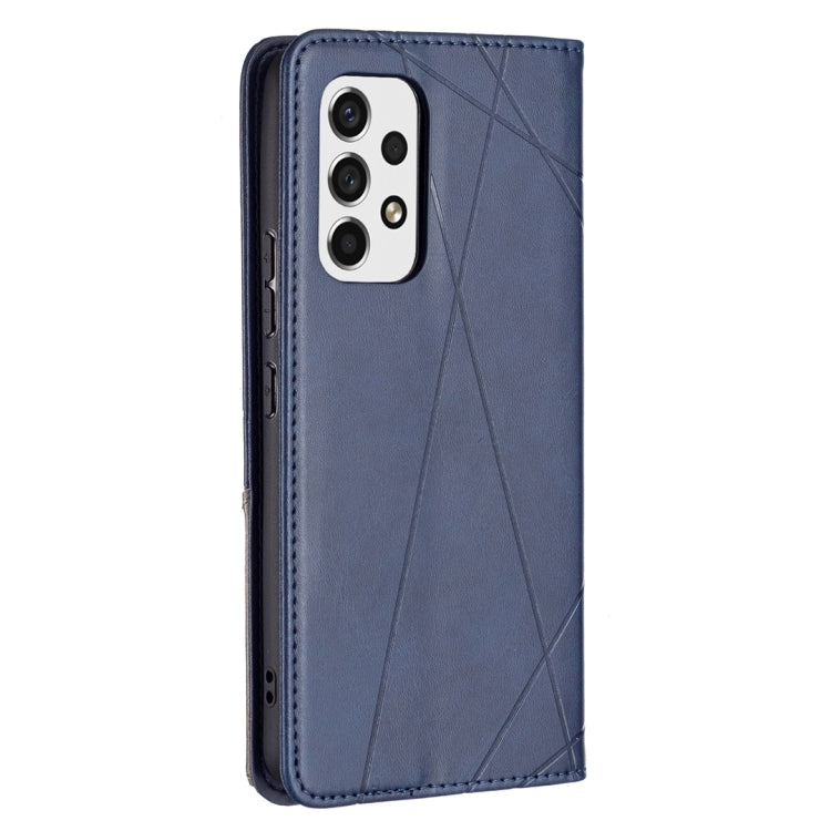 For Samsung Galaxy A53 5G Prismatic Invisible Magnetic Leather Phone Case