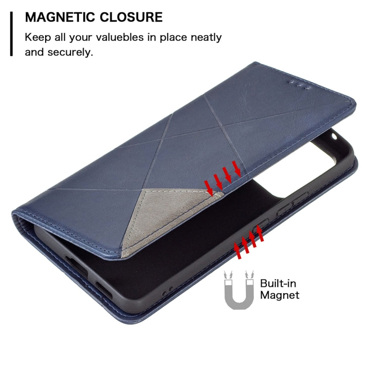 For Samsung Galaxy A53 5G Prismatic Invisible Magnetic Leather Phone Case