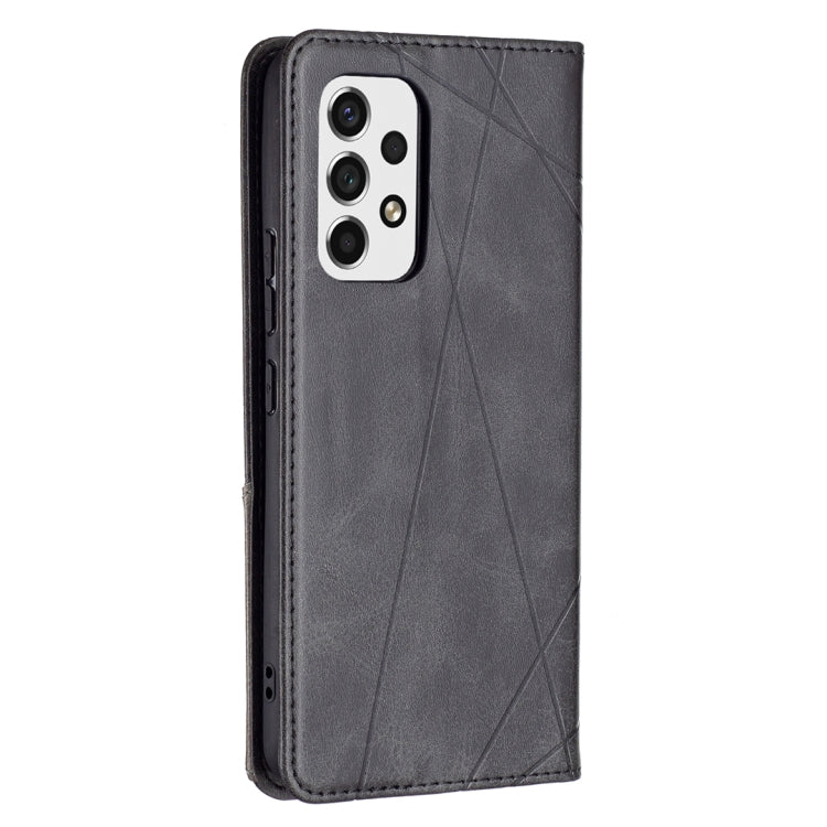 For Samsung Galaxy A53 5G Prismatic Invisible Magnetic Leather Phone Case