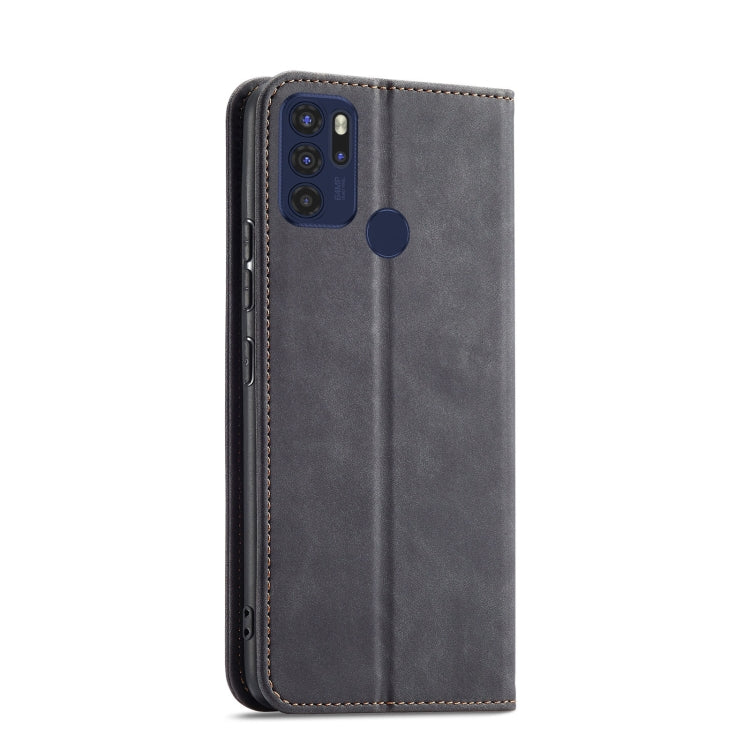 For Motorola Moto G60S Magnetic Dual-fold Leather Phone Case
