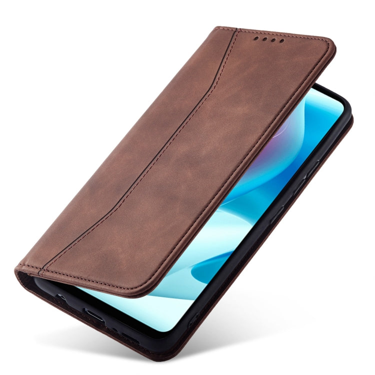 For Motorola Moto G60S Magnetic Dual-fold Leather Phone Case