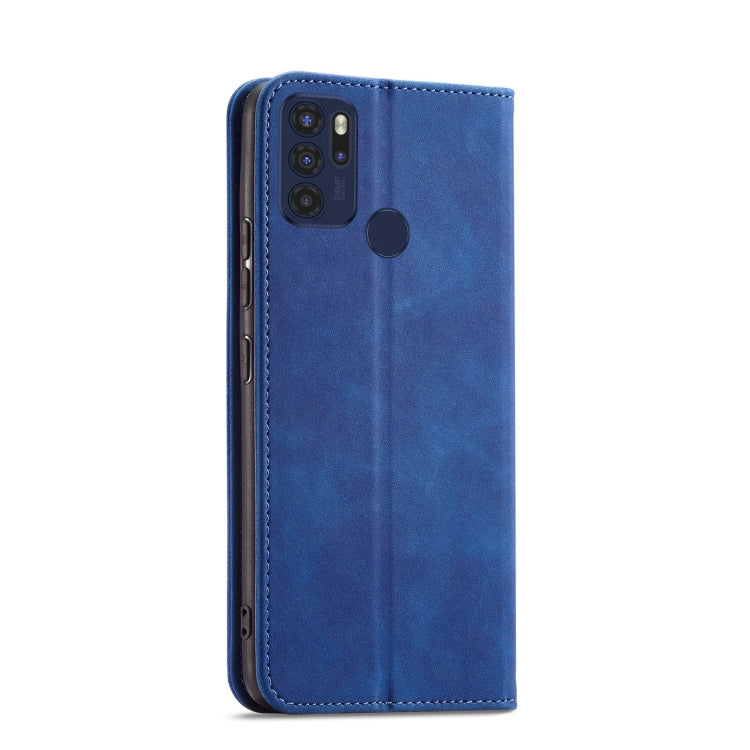 For Motorola Moto G60S Magnetic Dual-fold Leather Phone Case
