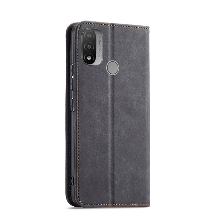 For Motorola Moto E20 / E30 Magnetic Dual-fold Leather Phone Case