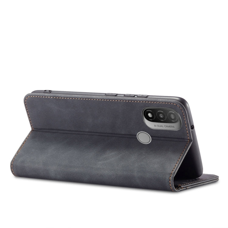 For Motorola Moto E20 / E30 Magnetic Dual-fold Leather Phone Case