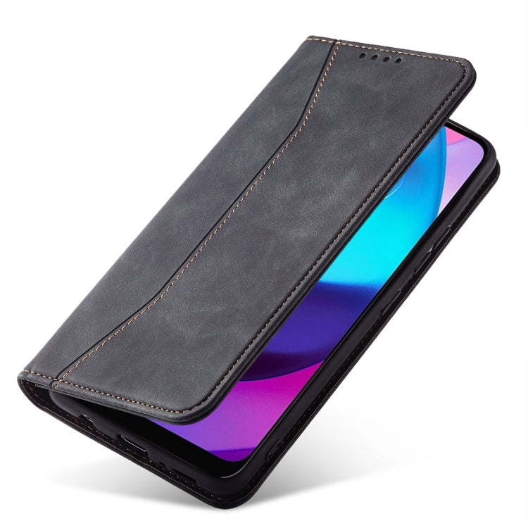 For Motorola Moto E20 / E30 Magnetic Dual-fold Leather Phone Case