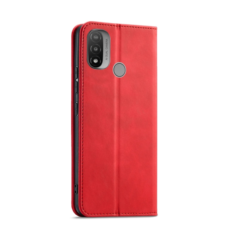 For Motorola Moto E20 / E30 Magnetic Dual-fold Leather Phone Case