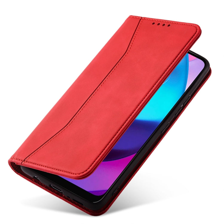 For Motorola Moto E20 / E30 Magnetic Dual-fold Leather Phone Case