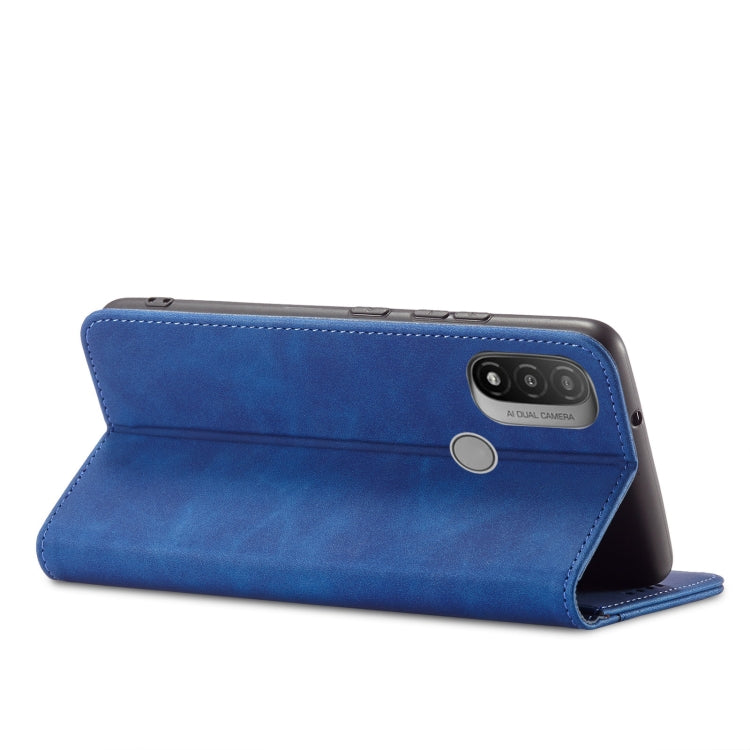 For Motorola Moto E20 / E30 Magnetic Dual-fold Leather Phone Case