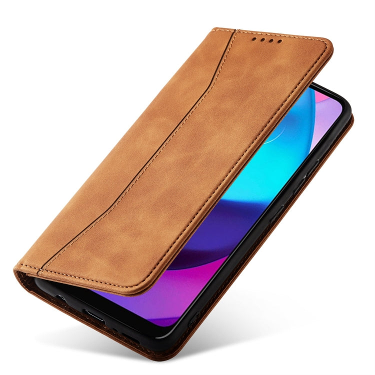 For Motorola Moto E20 / E30 Magnetic Dual-fold Leather Phone Case